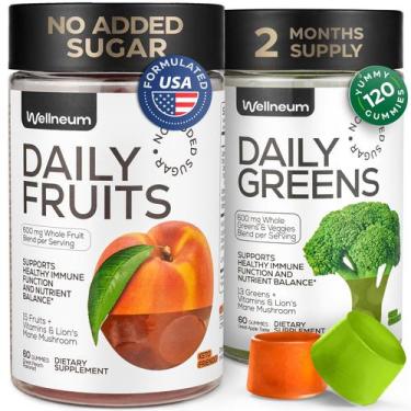 Imagem de Suplemento Wellneum Super Fruit Super Greens Gummies 60 ct