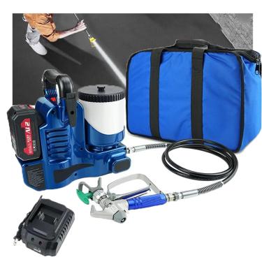 Imagem de Pulverizador elétrico recarregável, pulverizador alimentado por bateria, ajuste de velocidade da empunhadura de 6 velocidades, com cinto, gancho e bolsa de armazenamento