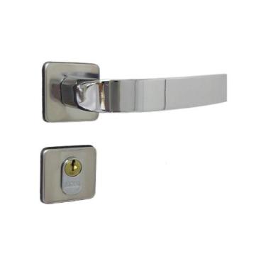 Imagem de Fechadura Torino Roseta Cromada para Porta Externa - Mgm, Tamanho: Ext