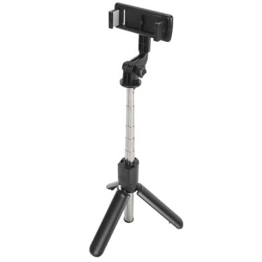 Imagem de ASHATA Tripé de Selfie Stick, Suporte de Telefone de 0,7m Extensível Com um tripé de Viagem Leve e Portátil Bluetooth Remote, Portátil para Smartphones