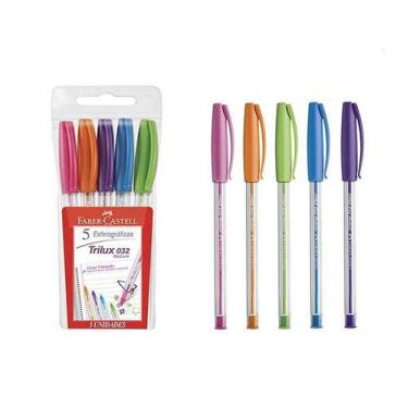 Imagem de Caneta Trilux Colors 5 Cores 1.0mm - Faber-Castell