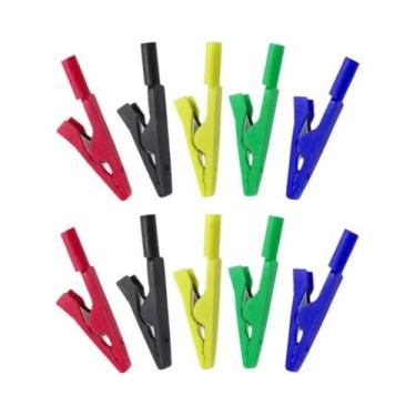 Imagem de Mini Garras Isoladas Tipo Jacaré Com Soquete De 2mm, Ferramentas De Te