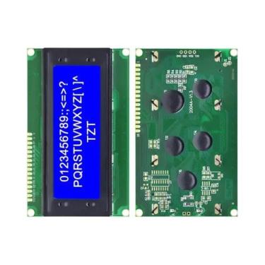 Imagem de Módulo LCD Azul Verde 20x4 Com Interface I2C Para Arduino HD44780 Disp
