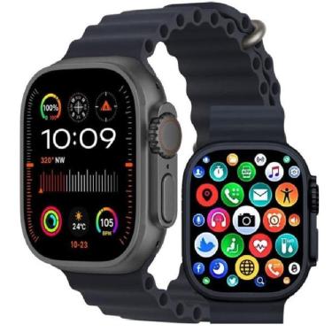 Imagem de Relógio Digital Smartwatch Watch Ultra X 49mm Tela Super AMOLED Preto