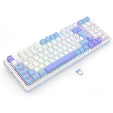 Imagem de Teclado Redragon Gloria Pro K664WBP RGB Switch Bumblebee