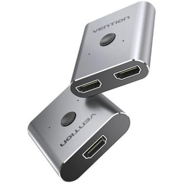 Imagem de Adaptador Splitter Divisor Sinal Hdmi Switch 4k 60hz Full Hd - Bbacome