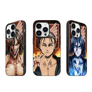 Imagem de TNOLTK Capa 3D iPh 14 Pro Max Anime Motion Anime Phone Case à prova de choque TPU macio anti-arranhões antiderrapante capa de manga japonesa para iPh 14 Pro Max 6,7 polegadas