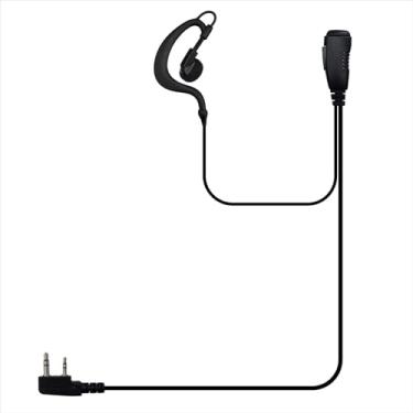 Imagem de MONICONA Fone de ouvido em forma de G com gancho de 2 pinos com microfone para Kenwood NX-320 NX-340 TK-2200 TK-3160 NX-3220 NX3320 TH-G71A