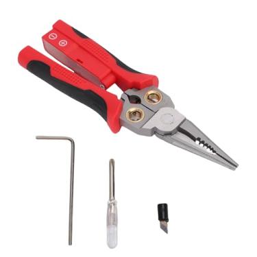 Imagem de FTVOGUE 8 Polegada de Stripper Com Testador de Tensão, Cortador Elétrico Crimper Penper para Uma Tesoura de Cabo AWG para Raspar Os Fios de Prensagem