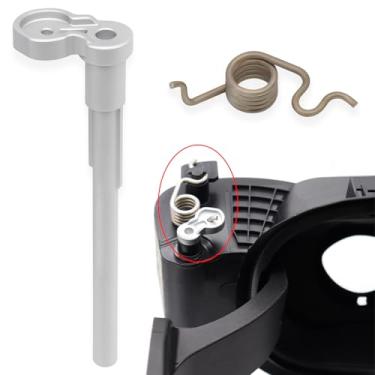 Imagem de Txouoxt Pino de dobradiça de porta de combustível com mola de porta a gás para Chevrolet Silverado/GMC Sierra 2019-2025 1500/2500/3500 HD, kit de dobradiça de alumínio para reparo de tampa de gás