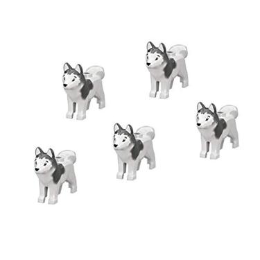 Imagem de LEGO Minifigure - Cão Husky Siberiano Ártico Animal (Pack o