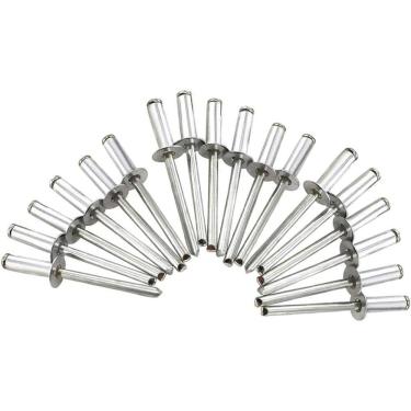 Imagem de Rebite Pop 512 Branco - 5,00Mm X 12,00Mm Cx C/500 Unid