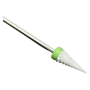 Imagem de 1 peça de brocas de cerâmica para unhas, cortador rotativo, aparelho de limpeza para manicure, acessórios de máquina de trituração de unhas, ferramentas de gel de unhas