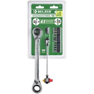 Imagem de Jogo de Chave Quadbox com Bit 13 Peças - 85210DBJ - BELZER