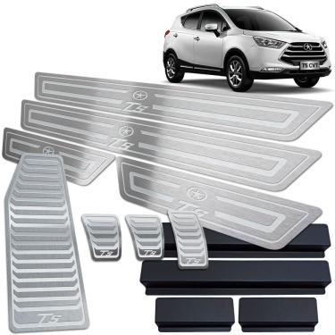 Imagem de Descanso Soleira Pedaleira Manual Prata Jac T5 2016 2019