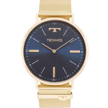 Imagem de Relógio technos adulto classic slim dourado 2025ltks/4a