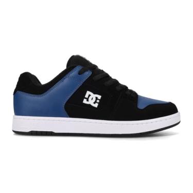 Imagem de DC Shoes Tênis masculino Manteca 4, Preto/Azul/Branco, 39