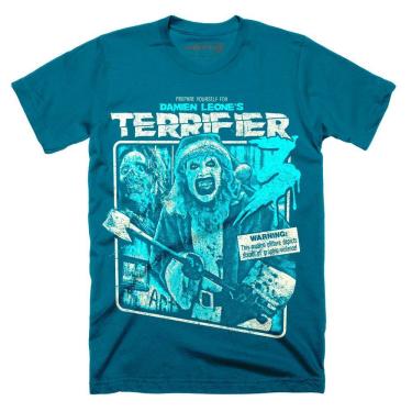 Imagem de Camiseta ROCKINSTONE Terrifier 3 sem classificação Frosty Terror Halloween