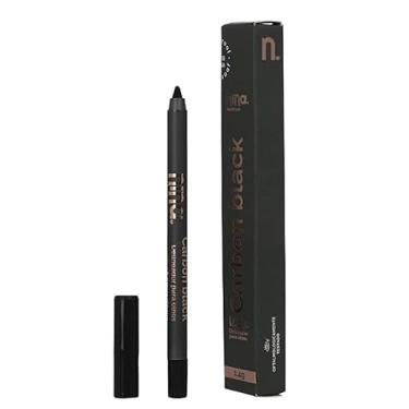Imagem de Lápis de Olho Carbon Black, Delineador em Lápis, Preto Intenso, Traço Macio e Preciso Nina Makeup