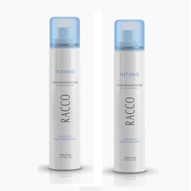 Imagem de Desodorante Íntimo Feminino Jato Seco Racco Kit C/2