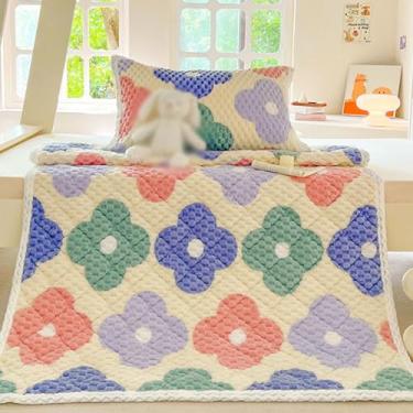 Imagem de Almofada de cama semi-dupla, almofada de cobertor escovado, solteiro, macio e macio, almofada futon fofa (cor 9, 90 * 200 cm)