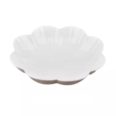 Imagem de ZYHSIJOBAS Tigelas de massa, pratos de aperitivo, prato de jantar de cerâmica, prato doméstico, prato profundo, pétala criativa, prato frio, prato de salada, prato de sobremesa, pratos de jantar para