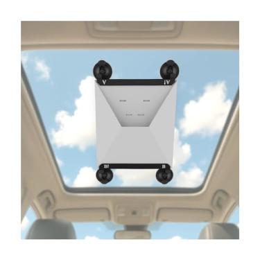 Imagem de Suporte com ventosa para Starlink Mini da MMOBIEL – Estrutura de liga de alumínio e metal – Forte sucção para sinal de satélite estável – Instalação compacta e fácil para trailers, carros, barcos