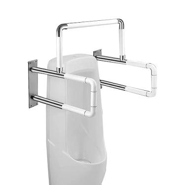 Imagem de GeRRiT Barra de apoio de vaso sanitário, trilhos de segurança para idosos, barra de suporte de segurança de chuveiro de banheiro montada na parede, alças antiderrapantes para mulheres grávidas idosas