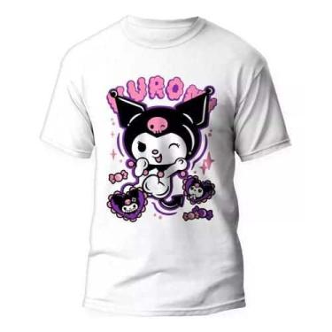 Imagem de Camiseta Kuromi - Anime Onegai My Melody e Hello Kitty em Algodão - Lo