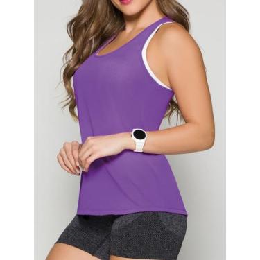 Imagem de Regata Selene Sport 20850.001 Feminina Dry Fit Poliamida T. P/GG, P, 6