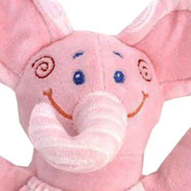 Imagem de Porta Chupeta Elefantinho - Rosa - Antialérgico - 23 cm - CAS Brinquedos