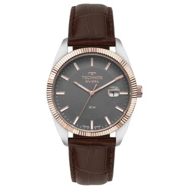 Imagem de Relógio Technos Masculino Ref: 2317ai/0c Clássico Riviera Bicolor
