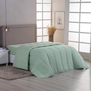 Imagem de Edredom Minimal King Super Macio Malha 100% Algodão 01 Peça - Verde