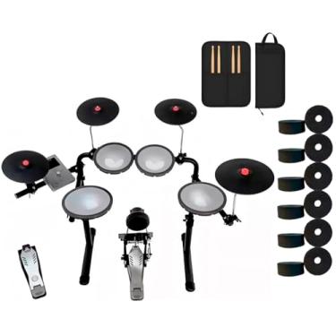 Imagem de Bateria Eletrônica Nagano Tech Up Ntu-01 Com 7 Pads