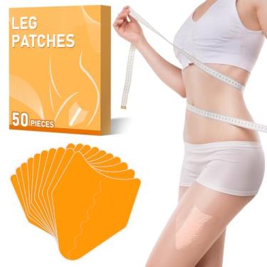 Imagem de 50PCS Thigh Lift Tape - Lift and Glow Patches Legs Invisible Waterproof Adhesive Body Tape, Anti Friction Invisible Patchs for Daily Use(Orange)