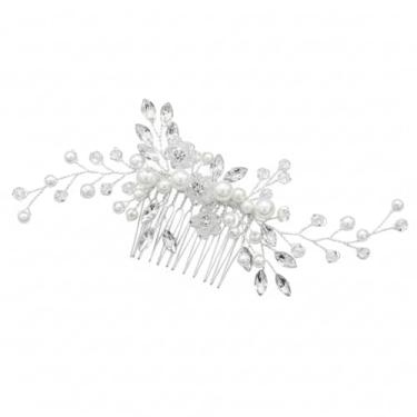 Imagem de Enfeite Arranjo Grinalda Casamento Noiva Cabelo Festa Formatura Madrinha Debutante