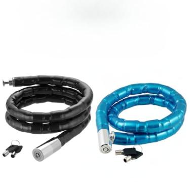 Imagem de Kit 2 Cadeados para Moto e Bicicleta | Com Corrente | Segurança Dupla | Trava Grossa Antifurto(2 Corrente cadeado)