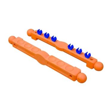 Imagem de KiBcsLic Suporte de taco de sinuca montado na parede, acessórios profissionais para piscina, suporte para 6 tacos para jogadores, clube, sala de jogos,