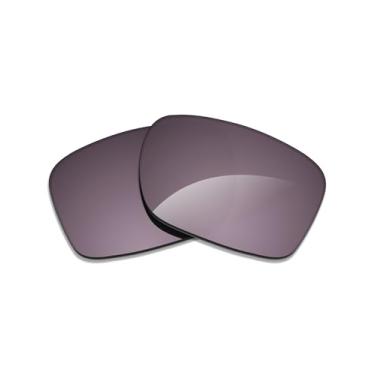 Imagem de Alphax Lentes de reposição polarizadas espelhadas cinza cromado Elite para óculos de sol Native Distiller XD9007