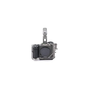 Imagem de Tilta Kit de base de gaiola de câmera - compatível com Sony FX2 - cinza titânio | Inclui gaiola completa para câmera, alça superior Tilta Xeno - placa inferior NATO, ARCA e grampos de cabo | Sapata