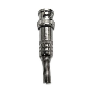 Imagem de Conector Bnc Com Mola 4mm E Parafuso P/ Cftv Kit 5 Uni - IdealImports
