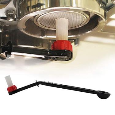 Imagem de Escova de limpeza 2 em 1 de nylon para máquina de café, cabeça removível para máquinas de café expresso, moedores de grupo, varinhas a vapor, bandejas de gotejamento