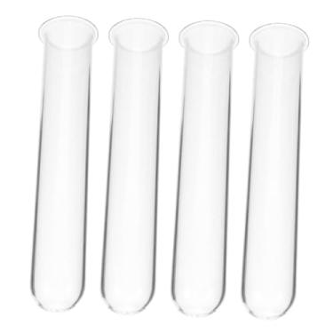Imagem de KESYOO 4 tubos florais para plantas aquáticas, vasos de teste de vidro, estacas hidropônicas, plantas de jardim, decoração de casa