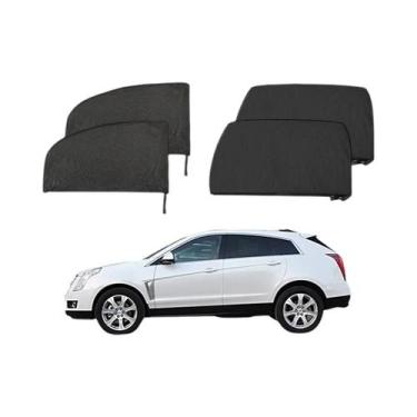 Imagem de Protetor Solar Para Janela De Carro Respirável Com Proteção UV, 4 Peça