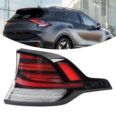 Imagem de YEQSHNG Luz traseira de LED completa com conjunto de seta de LED compatível com Kia Sportage SX Prestige/X-Line/X-Line/X-Pro 2023 2024 Lanterna traseira traseira direita do lado do passageiro 92402