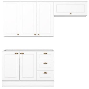 Imagem de Cozinha Modulada 3 Portas Balcao Sem Tampo 200 Cm Henn - MÓVEIS HENN