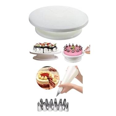 Imagem de Kit Completo Confeitaria Profissional,saco de confeiteiro,bico de confeitar