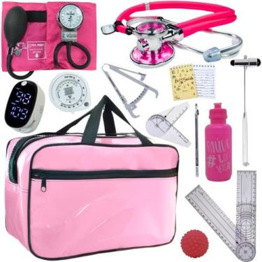 Imagem de Kit Bolsa Fisioterapia Acadêmico Martelo Buck Goniômetro Completo - In