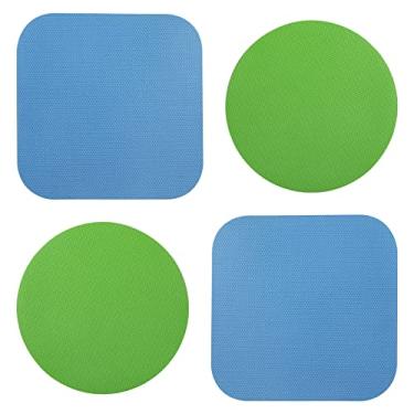 Imagem de Almofadas de borracha para abridor de jarras, 4 peças, almofada de abertura de garrafa, abridor de pote antiderrapante, removedor de tampa de jarra, porta-copos de silicone de cozinha, almofada de