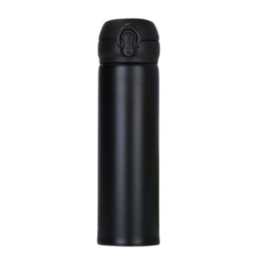 Imagem de Garrafa Térmica Aço Inox 400ml Squeeze Portátil Tampa Antivazamento E Sistema De Trava